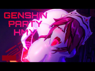 [hmv 3d] – genshin party train.
