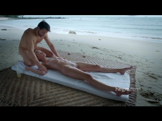 [hegre] ariel - erotic beach massage